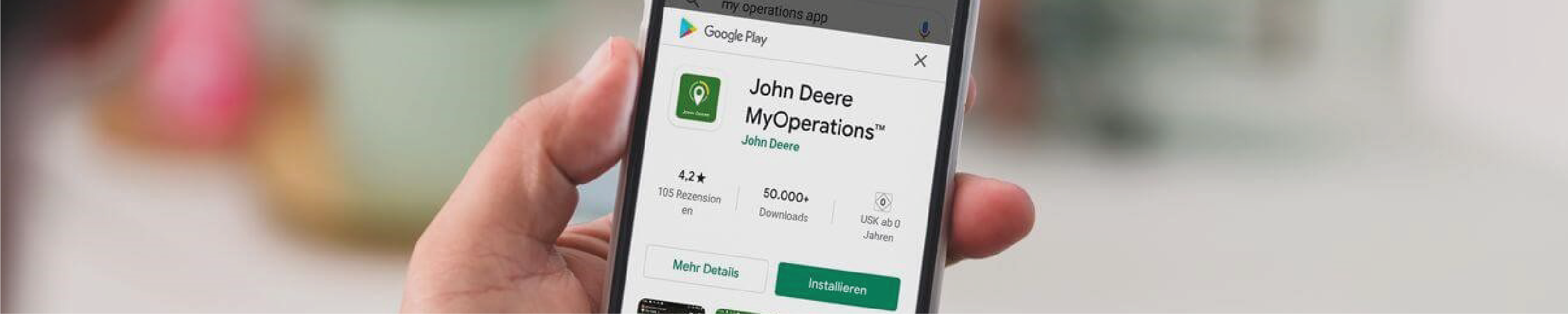 MyOperations App John Deere